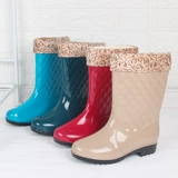 Модная флисовая обувь, нескользящие удерживающие тепло сапоги, зимние износостойкие туфли, средней длины