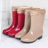 Модная флисовая обувь, нескользящие удерживающие тепло сапоги, зимние износостойкие туфли, средней длины