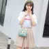 Gói 2019 Nhật Bản và Hàn Quốc mới túi điện thoại di động túi trẻ em pu túi nhỏ túi vuông nhỏ màu hit túi nữ thể thao túi đeo vai - Túi vai đơn
