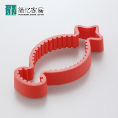 Консервный нож 日本进口罐头拧盖器启瓶器多用开瓶器开罐器开盖器防滑硅胶旋盖器