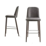 Северный сплошной деревянный стул простота и фронтальный стул моды современный индустриальный ветровой стол