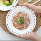 Керамическая скандинавская посуда домашнего использования, японская обеденная тарелка