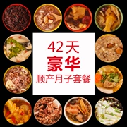 Tháng bữa ăn dinh dưỡng bữa ăn sau sinh gói bà mẹ điều hòa bổ sung 42 ngày Shun sản xuất sinh hóa súp ngồi cháo gạo thực phẩm