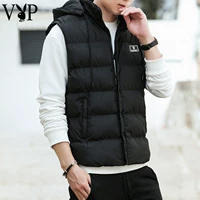 Playboy vest nam mùa đông 2018 nam xuống cotton phù hợp với phiên bản Hàn Quốc của áo khoác tự canh thủy triều vest mới áo thun nam