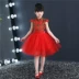 Phong cách Trung Quốc sườn xám bé gái mẫu giáo catwalk ăn mặc trang phục biểu diễn sân khấu quốc gia thực hành quần áo pettiskirt mới