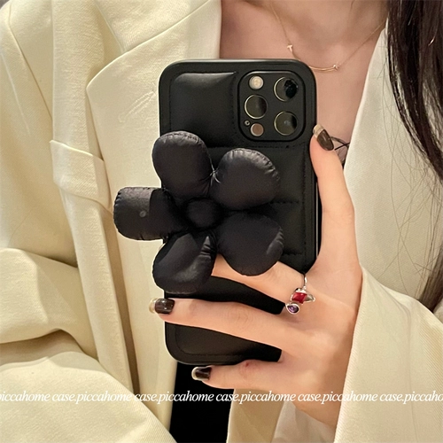 Apple, брендовый пуховик, совместимый iPhone15 Pro, iPhone 11, чехол для телефона, силиконовая защитная сумка, защитный чехол, iPhone14 Pro, в цветочек, iphone, простой и элегантный дизайн, 12promax, защита при падении