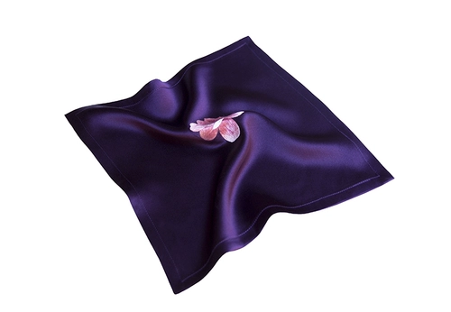 Шелковый носовой платок ручной работы, шарф, подарочная коробка для влюбленных, с вышивкой, подарок на день рождения