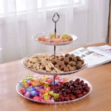 Acklis Fruit Plate Трех -многослойный многослойный полка ktv bar Домохозяйство творческое творческое двойное фруктовое диск Пластическая гостиная личность