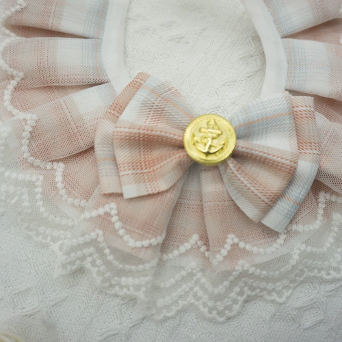 Слюнявчик, милый шарф, нагрудник с бантиком, кружевной аксессуар