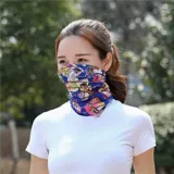 Летний шелковый платок, уличный шарф-платок, шарф, спортивная маска, защита от солнца
