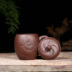 Yixing gốc mỏ handmade cát màu tím cup fishification rồng bìa cup TV mua sắm quà tặng cup bộ ấm trà bằng đất	 Bình đất sét