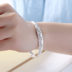 Vòng đeo tay bạc với phong cách starry bracelet trẻ em Nhật Bản và Hàn Quốc đơn giản mở bracelet trang sức món quà sinh nhật cho bạn gái vòng tay nữ Vòng đeo tay Cuff