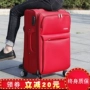 Vali nữ Oxford vải kinh doanh vali nam 24 inch trường hợp xe đẩy bánh xe sinh viên mật khẩu hộp để lên khung - Va li vali kéo cao cấp