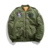 Mùa đông tide thương hiệu ma1 air force pilot áo khoác nam giới và phụ nữ vài đồng phục bóng chày áo khoác nam cotton độn bông áo khoác