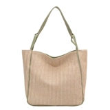 Летняя соломенная вместительная и большая сумка через плечо, небольшая дизайнерская плетеная сумка на одно плечо, коллекция 2022, в западном стиле