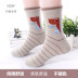 Cậu bé cotton mùa xuân và mùa thu trong vớ ống không có xương ở trẻ lớn 3-5-7-9-13-15 tuổi cotton mùa thu và vớ trẻ em mùa đông - Vớ tất trẻ em cao cổ Vớ