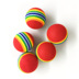 Dog Toy Siêu Q Sọc Cầu Vồng Bóng Bọt Bóng Mèo Đồ Chơi Cầu Vồng Bóng Pet Nguồn Cung Cấp chuột đồ chơi cho mèo Mèo / Chó Đồ chơi