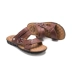 Lớp da đầu tiên hai đôi dép đi trong nhà bình thường dép đi biển giày nam ZK1804161 - Sandal