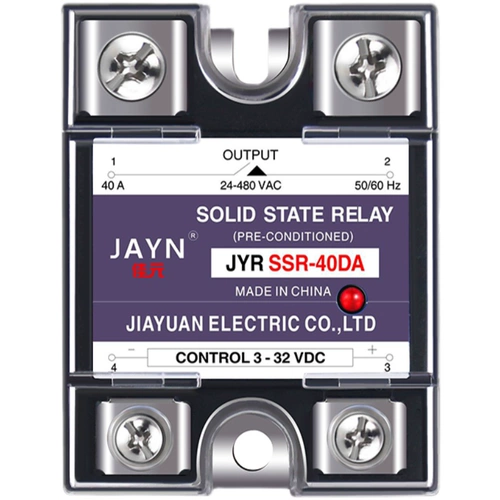 Подлинное солидное реле JIAYUAN SSR10/25/40/60/80/100A DC 24V AC 220VDA AA