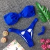 3 màu Amazon Ebay AliExpress mô hình vụ nổ rắn màu bikini rỗng bikini bikini nhảy áo tắm 2019 - Bikinis váy tắm biển Bikinis
