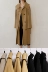 Áo khoác cashmere hai mặt yến mạch nữ dài 2019 mới mùa đông đơn ngực phiên bản Hàn Quốc của áo khoác cổ rộng rộng - Accentuated eo áo áo khoác dạ ngắn nữ hàn quốc Accentuated eo áo