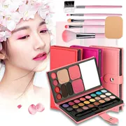 Bộ trang điểm set đầy đủ bộ 33 màu kết hợp phấn mắt đĩa màu son trang điểm màu nude đất màu ngọc trai bóng mắt chính hãng mới bắt đầu - Bộ trang điểm