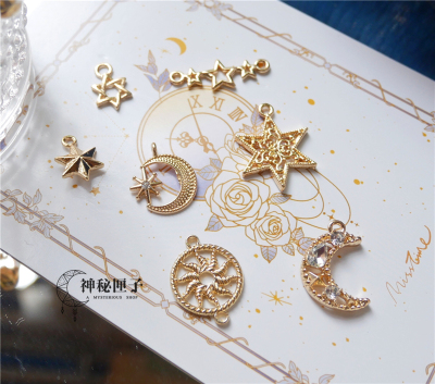 taobao agent Earrings, diamond, accessory, necklace and bracelet, metal golden chain