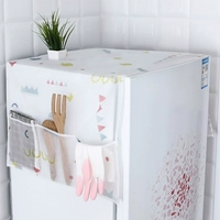 Крышка холодильника, одно дверь открывающаяся пылеустремленная крышка, мешок для хранения, полотенце с морозильной камерой, корейская корейская двойная дверь крышка холодильника подвесная сумка