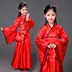 Trang phục trẻ em cổ tích váy Hanfu công chúa hoàng phi cải tiến cô bé ảnh phòng thu hiệu suất ảnh trình diễn múa trang phục 