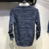 Modilow Male JJ Thu và Winter Mid-thick crew Áo len cổ trụ đan 47 Wool Blend Sweater Sweater Blue - Áo len