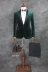 Studio nhung phù hợp với nam chủ nhà phù hợp với trang phục phù hợp với chú rể phiên bản Hàn Quốc của không khí tự tu luyện trang phục sân khấu nam - Suit phù hợp Suit phù hợp