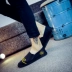 Old Bắc Kinh giày mùa xuân và mùa hè giày đơn xã hội giày giày thêu thấp phong cách Trung Quốc giày vải giày của nam giới peas giày giày nam cổ lửng Giày thấp