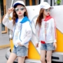Cô gái mặc quần áo chống nắng trẻ em mùa hè Hàn Quốc phiên bản của da mỏng cô gái quần áo thể thao ngoài trời thoáng khí áo khoác kem chống nắng quần áo quần áo trẻ em cao cấp