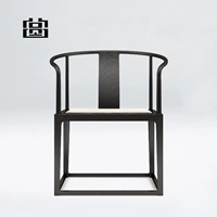 Quyuan đồ nội thất phòng khách tùy chỉnh đồ nội thất ghế tròn mới Trung Quốc Zen ghế gỗ rắn tay vịn ghế mềm ghế - Bộ đồ nội thất sofa gỗ đơn giản