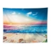 Bên bờ biển phong cảnh bạt bãi biển khăn nhà vải trang trí bức màn tấm thảm nền vải khăn trải bàn tường chăn có thể được tùy chỉnh