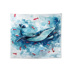 Taobao sống nền treo cứng Bắc Âu gió trang trí tường nhỏ tươi bắn trang trí khăn trải bàn cá voi tấm thảm Tapestry