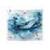 Taobao sống nền treo cứng Bắc Âu gió trang trí tường nhỏ tươi bắn trang trí khăn trải bàn cá voi tấm thảm