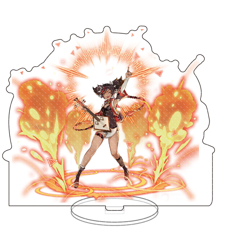 Koriprimary god periphery Set up a brand Barbara  Granulated sugar smoke Fei mountain elf Set up a brand transparent Human form Acrylic Ornaments Customizable