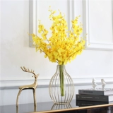 Ins шелковый цветок пластиковый цветочный букет украшение железная металлическая ваза для входа в спальню украшение журнального столика цветочное украшение