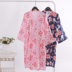 Áo ngủ nữ mùa hè áo choàng tắm bông gạc mỏng đồ ngủ nữ Nhật Bản kimono áo choàng tắm kích thước lớn bình thường hấp nhà đồ bộ pijama Night Robe