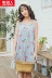 Nam cực nightdress nữ mùa hè dây đeo bông Hàn Quốc dễ thương tươi đồ ngủ sinh viên vest nhà dịch vụ không tay váy ngủ sexy Đêm đầm