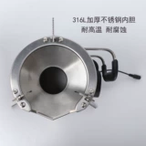 Переносные переносные дрова для печи самостоятельно открытые лагеря Fierce Fursace Семейные барабаны и ветровые пикники для барбекю. Сеть красный материал