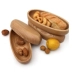 Gỗ macarons khay tro gỗ nut món ăn rắn gỗ snack món ăn trái cây bánh mì pastry tấm gỗ gỗ rắn thìa gỗ Tấm