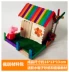 Trẻ em của handmade diy sản xuất mô hình sáng tạo cabin chất liệu mẫu giáo câu đố lắp ráp đồ chơi làm gói chất liệu