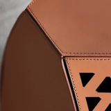 Итальянская седельная кожа смену обувную табуретку простые полые табуретки европейской стиль художественной мебели дизайнер домашний легкий роскошный кожаный стул