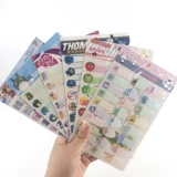 Детская водонепроницаемая именная наклейка для школьников для детского сада, мультяшный клей