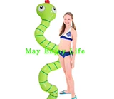 Надувное кольцо для плавания в форме змеи, детское кольцо для дайвинга, длинная палка, плавающий остров, детский парк, реквизит, водная игрушка