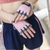 Găng tay tập thể dục nữ non-slip mang găng tay thể thao hollow nửa chăm sóc ngón tay palm cổ tay thiết bị đào tạo đào tạo tập thể dục yoga