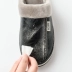Giày tuyết mùa đông nam chống trượt ấm pu không thấm nước vài đôi giày ngắn học sinh Giày cotton dày Giày đế bằng giày bảo hộ nam Giày ống