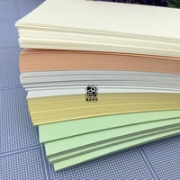 Vẽ bằng tay thẻ bookmark ngọc trai tuyết tuyết cảm ứng thẻ giấy trống thẻ đánh dấu hai mươi tờ DIY vật liệu thủ công - Giấy văn phòng giấy mua văn phòng phẩm